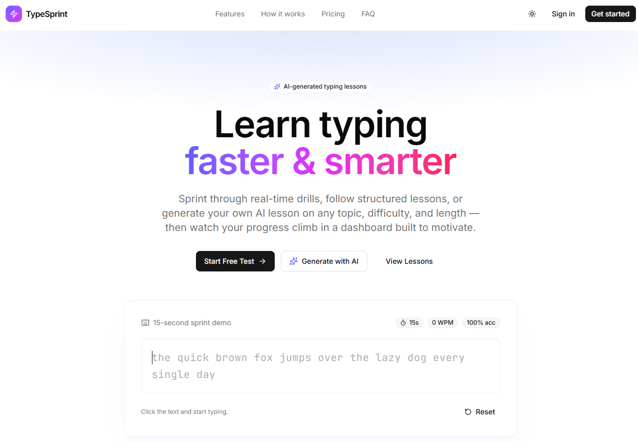 TypeSprint